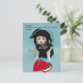 Grappig Valentijn voor Vriend of Familie Feestdagenkaart (Staand voorkant)