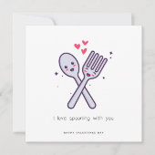 Grappig Valentijns Kaart - ik hou ervan met je te  (Voorkant)