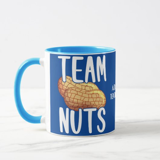 Grappig Valentijns team noten cadeau voor hem Mok (Links)
