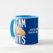Grappig Valentijns team noten cadeau voor hem Mok (Voorkant links)