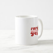 Grappig Valentijnsdag cadeau "Fries voor jongens" Koffiemok (Voorkant rechts)