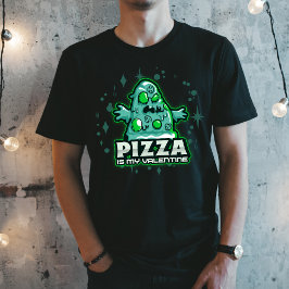 Grappig Valentijnsdag cadeau voor gamers. Pizza Li T-shirt