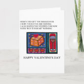 Grappig Valentijnsdag gedicht Feestdagen Kaart (Voorkant)