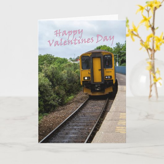 Grappig Valentijnsdag Kaart (Gele Bloem)