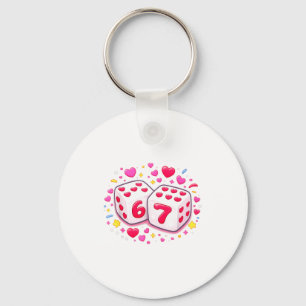Grappig Valentijnsdag Shirt Schattelijke Dobbelste Sleutelhanger