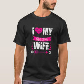 Grappig Valentijnsdagen houden van hart Mannen waa T-shirt (Voorkant)