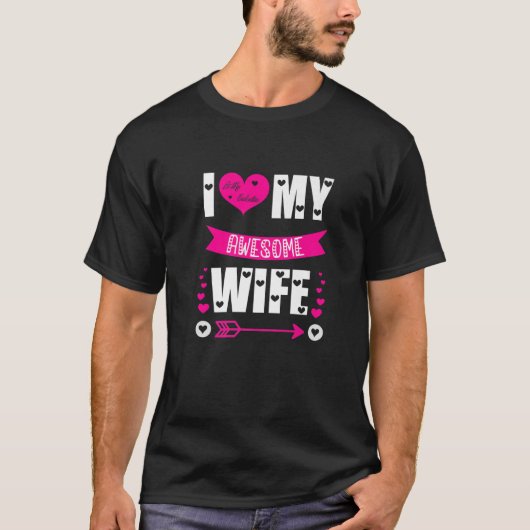 Grappig Valentijnsdagen houden van hart Mannen waa T-shirt (Voorkant)