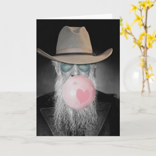 Grappig Valentijnse  voor schatje. Kaart (Gele Bloem)