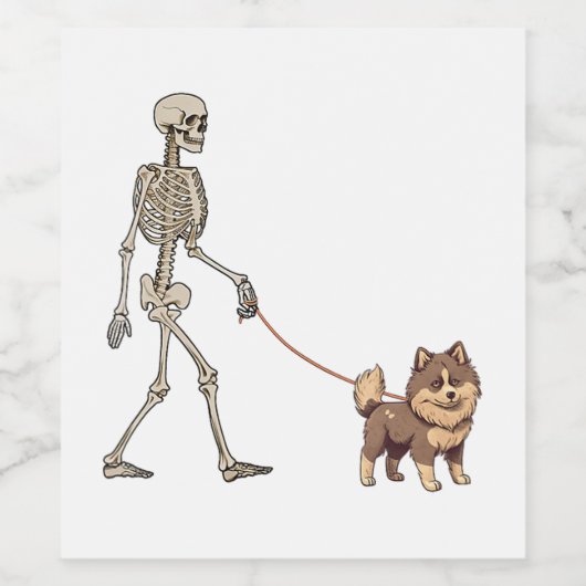 Grappig Vampier Kat Vampier Halloween Spooky Kat T Wijn Etiket (Enkel label)