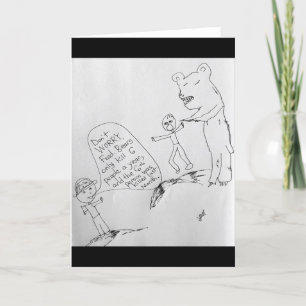 Grappig van Beer aanval door statistieken Kaart