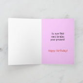 Grappig van de Cat Birthday Kaart (Binnen)