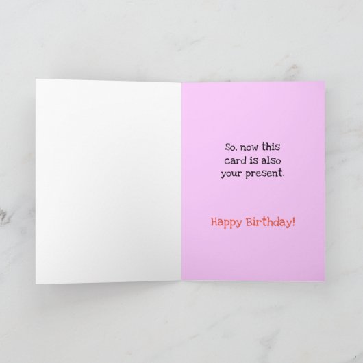 Grappig van de Cat Birthday Kaart (Binnen)