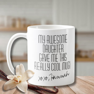 Grappig van dochter aan mama Lief Verjaardagscadea Koffiemok