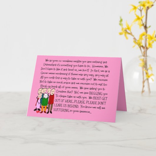 Grappig van Kaart II van de Pensionering van de (Gele Bloem)