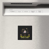 Grappig Van Zonsverduistering 8 April Pad Magneet (Insitu (Vaatwasser))