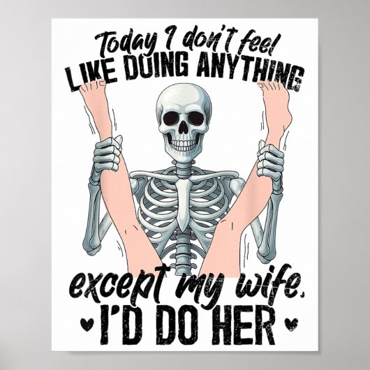 Grappig vandaag heb ik geen zin om iets anders te  poster (Voorkant)