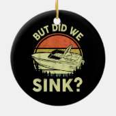 Grappig varen maar hebben we Mannen vrouwen motorb Keramisch Ornament (Achterkant)