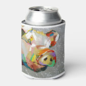 Grappig varken blikjeskoeler (Blikje Voorkant)