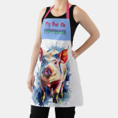 Grappig Varken dat Gelukzalig is Schort (Insitu)