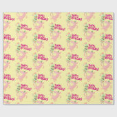 Grappig varken Happy Birthday! Giant Layer Cake Ca Cadeaupapier (Vlak)