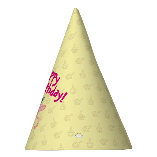 Grappig varken Happy Birthday! Giant Layer Cake Ca Feesthoedjes (Rechts)