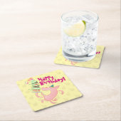 Grappig varken Happy Birthday! Giant Layer Cake Ca Kartonnen Onderzetters (Insitu)