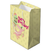 Grappig varken Happy Birthday! Giant Layer Cake Ca Medium Cadeauzakje (Achterkant Gekanteld)