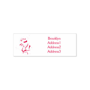 Grappig varken in business suit cartoon  zelfinktende stempel