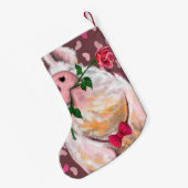 Grappig Varken Kerst Kous Kleine Kerstsok (Achterkant (Hangend))