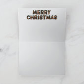 Grappig Varken Kerstvakantie Kaart (Binnen)