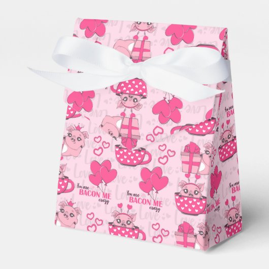 Grappig varken liefde woordspeling bedankdoosjes (Voorkant Zijde)