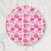 Grappig varken liefde woordspeling bedankjes labels (Achterkant)