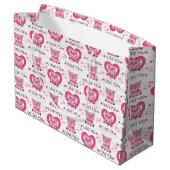 Grappig varken liefde woordspeling groot cadeauzakje (Achterkant Gekanteld)