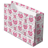 Grappig varken liefde woordspeling groot cadeauzakje (Voorkant Gekanteld)