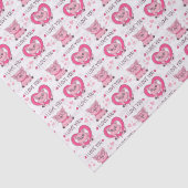 Grappig varken liefde woordspeling tissuepapier (Detail)