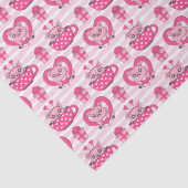 Grappig varken liefde woordspeling tissuepapier (Detail)