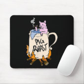 Grappig Varken Spit Roast BBQ Party Grill Master G Muismat (Met muis)