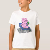 Grappig varkensconsumptie-ijs | Achterkleur kiezen T-shirt (Voorkant)