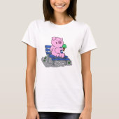 Grappig varkensconsumptie-ijs | Achterkleur kiezen T-shirt (Voorkant)