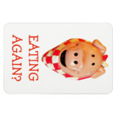 Grappig varkensdieet herinnering weer eten? magneet (Horizontaal)