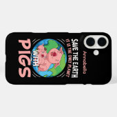 Grappig varkensliefhebbers woord kunst Case-Mate iPhone case (Achterkant (horizontaal))