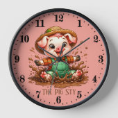 Grappig varkensstal tekst toevoegen (Voorkant)