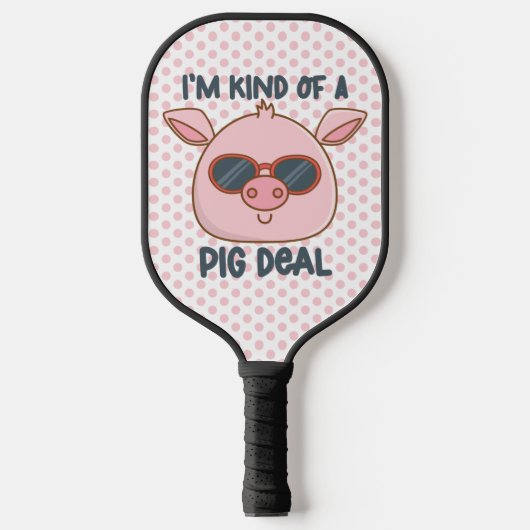 Grappig Varkenswoordspel Pickleball Paddle (Voorkant)
