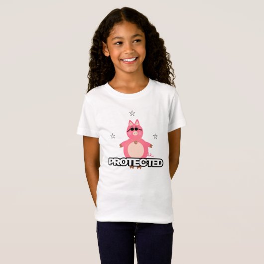 Grappig varkentje t-shirt (Voorkant volledig)