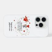 grappig vast als lijm gepersonaliseerd stel iPhone hoesje (Achterkant horizontaal)