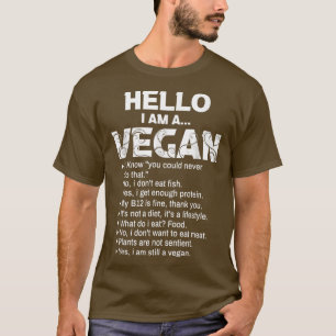 Grappig Vegan Activisme Gym Atleet Vegetarisch Hal T-shirt