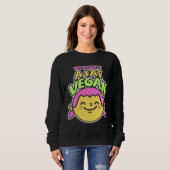 Grappig Vegan Design Vegetarisch Trui (Voorkant volledig)