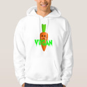 Grappig vegan halloween kostuum of grap cadeau hoodie (Voorkant)
