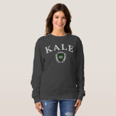 Grappig Vegan Kale Universiteit Logo Trui (Voorkant volledig)