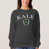 Grappig Vegan Kale Universiteit Logo Trui (Voorkant)